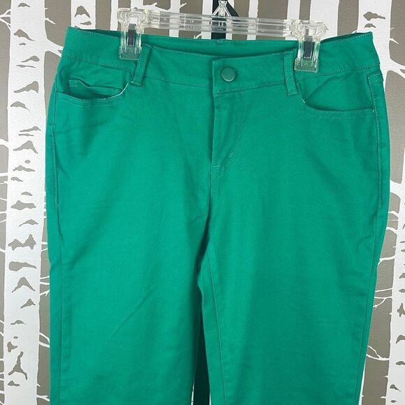 UNIQLO UJ Junior Skinny Jeans L Emerald Green - Picture 4 of 8